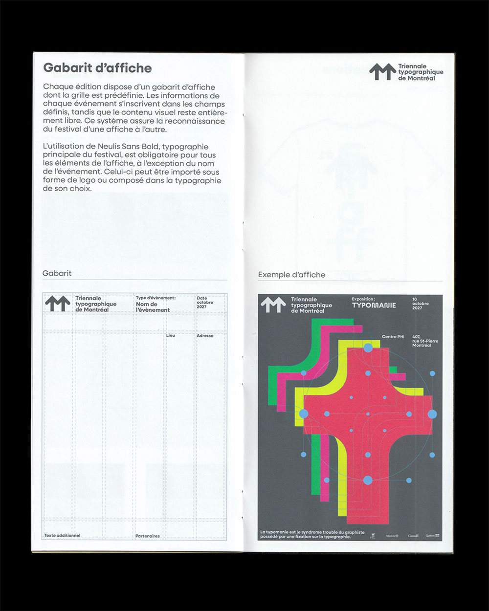 Triennale Typographique de Montréal, guide de normes — planche 6