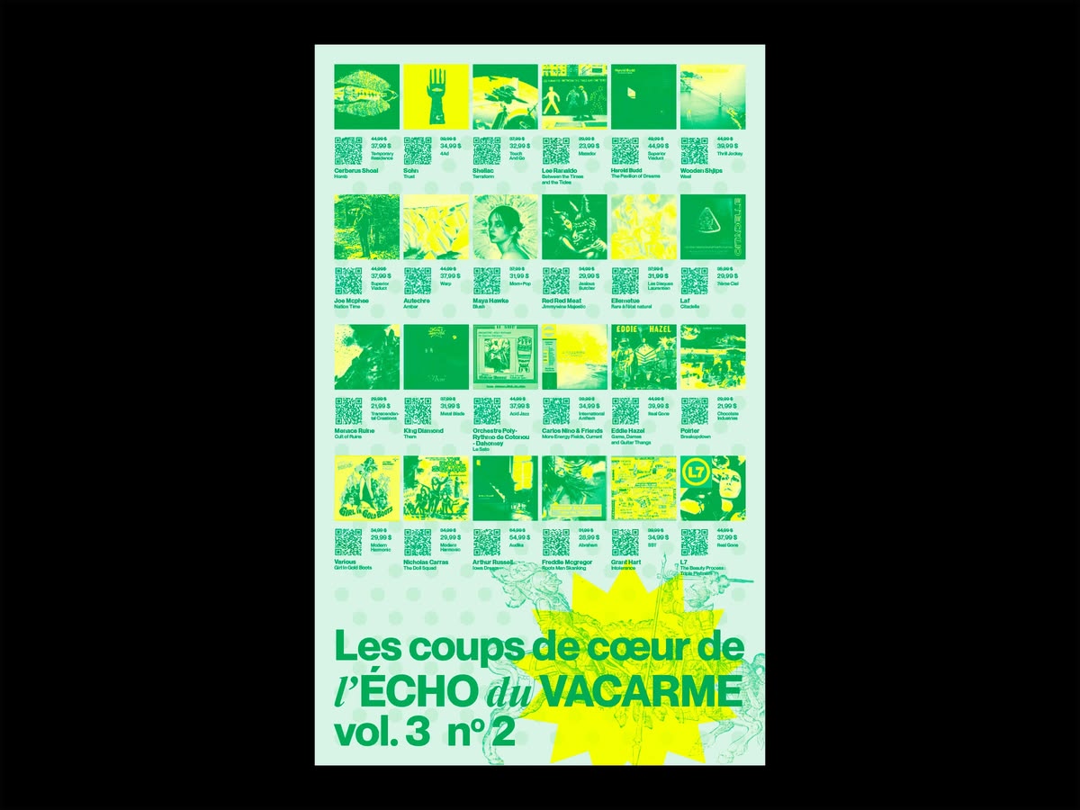 L'Écho du vacarme, affiche dépliée