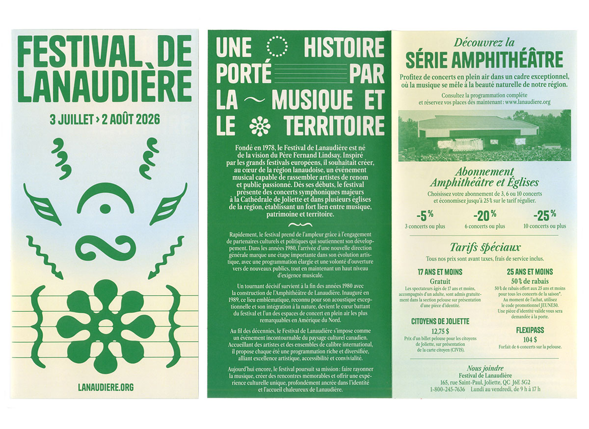 Festival de Lanaudière, affiche