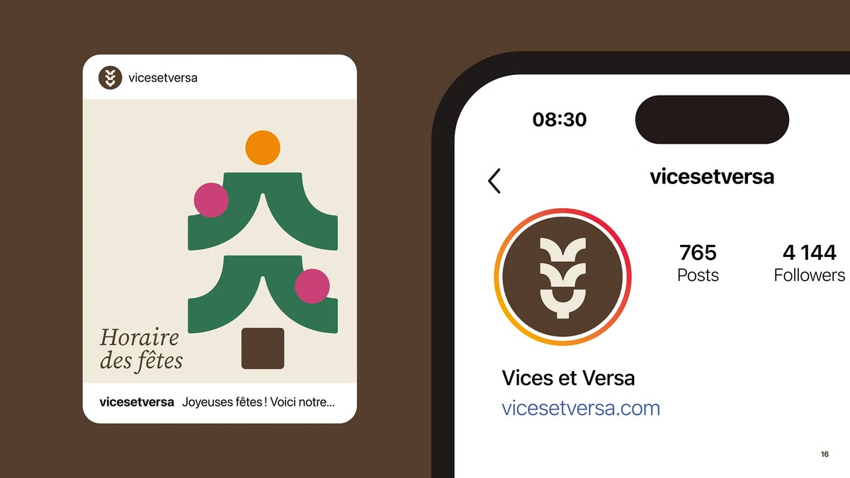 Vices et Versa, gabarit Instagram